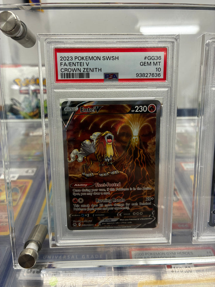 PSA 10’s Sequential Crown Zenith Dogs with display
