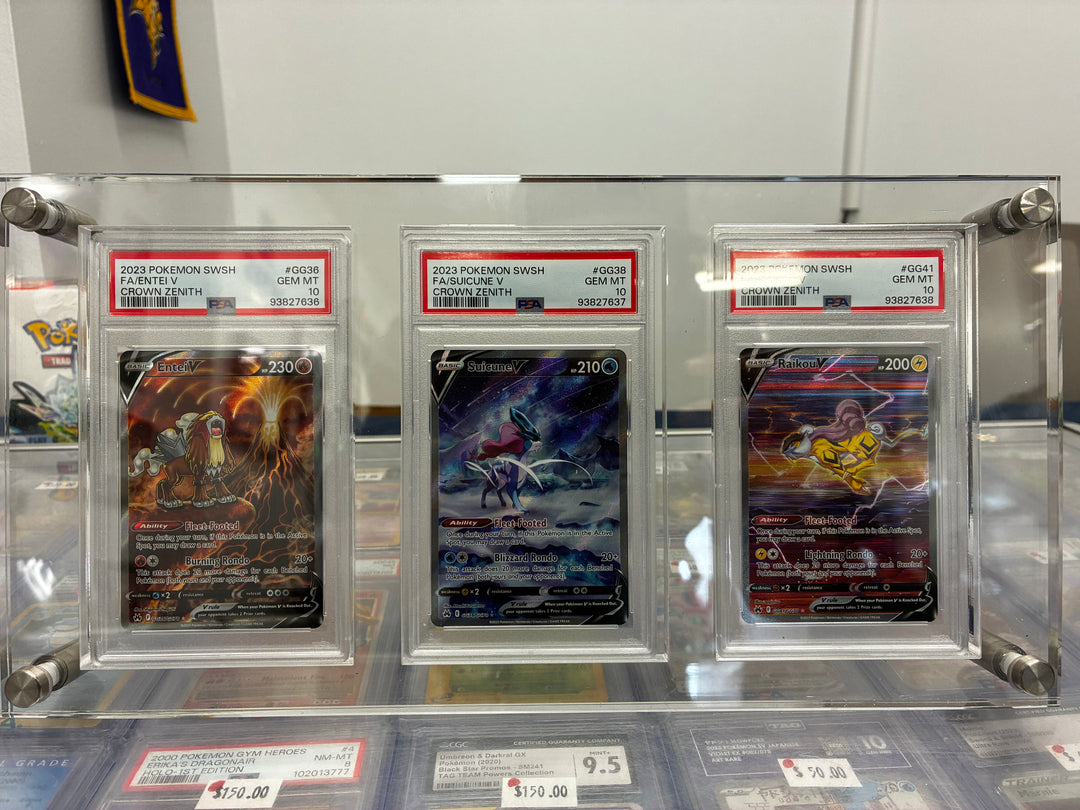 PSA 10’s Sequential Crown Zenith Dogs with display