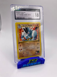 CGC 10 Giovanni’s Machoke 2000 Gym Challenge 1st Edition