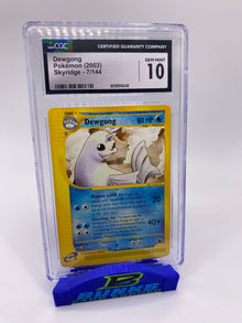CGC 10 Dewgong Skyridge 2003 E-Reader