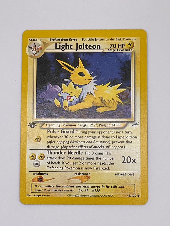 Light Jolteon 1st Edition Neo Destiny MP