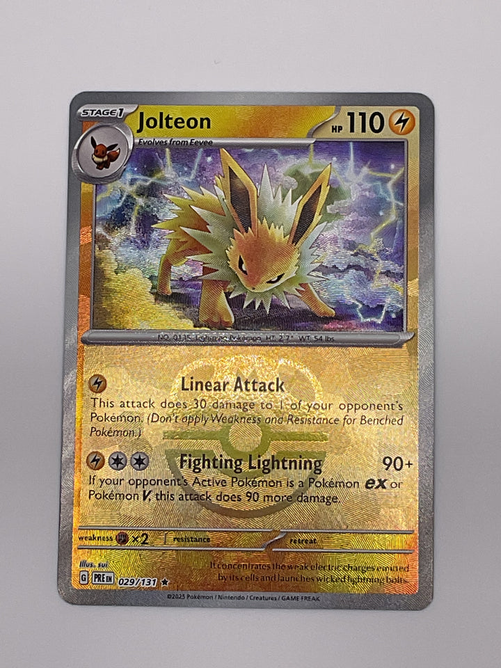 Jolteon Master Ball Reverse Holo Prismatic Evolutions NM