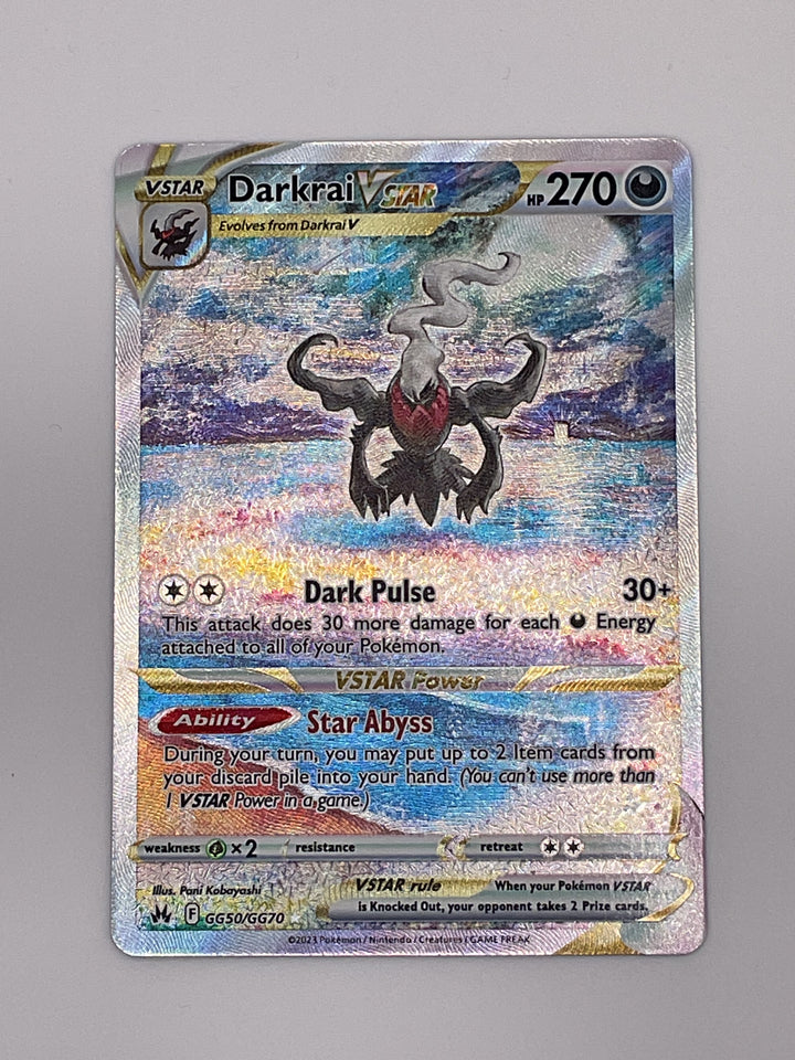 Darkrai Vstar Galarian Gallery Crown Zenith NM