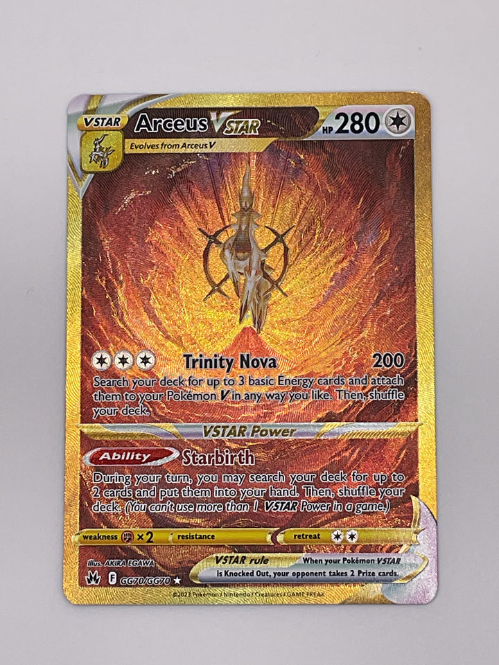 Arceus Vstar Galarian Gallery Secret Rare Crown Zenith NM