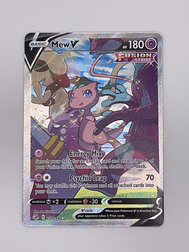 Mew V Alt Art Fusion Strike NM
