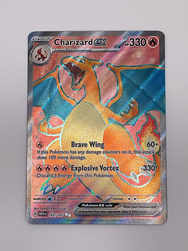 Charizard EX Ultra Rare Full Art 151 NM