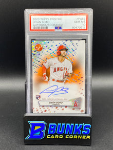 2023 Livan Soto Autograph Orange PSA 10 (Box 25)