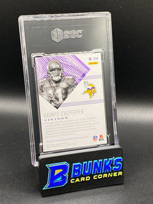 2020 Daunte Culpepper Elusive Ink Blue SGC 10/10 (Box 25)
