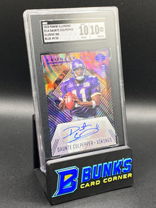 2020 Daunte Culpepper Elusive Ink Blue SGC 10/10 (Box 25)