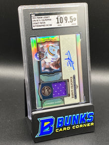 2021 D. Culpepper Legacy Patch Autographed SGC 10/9.5 (Box 25)