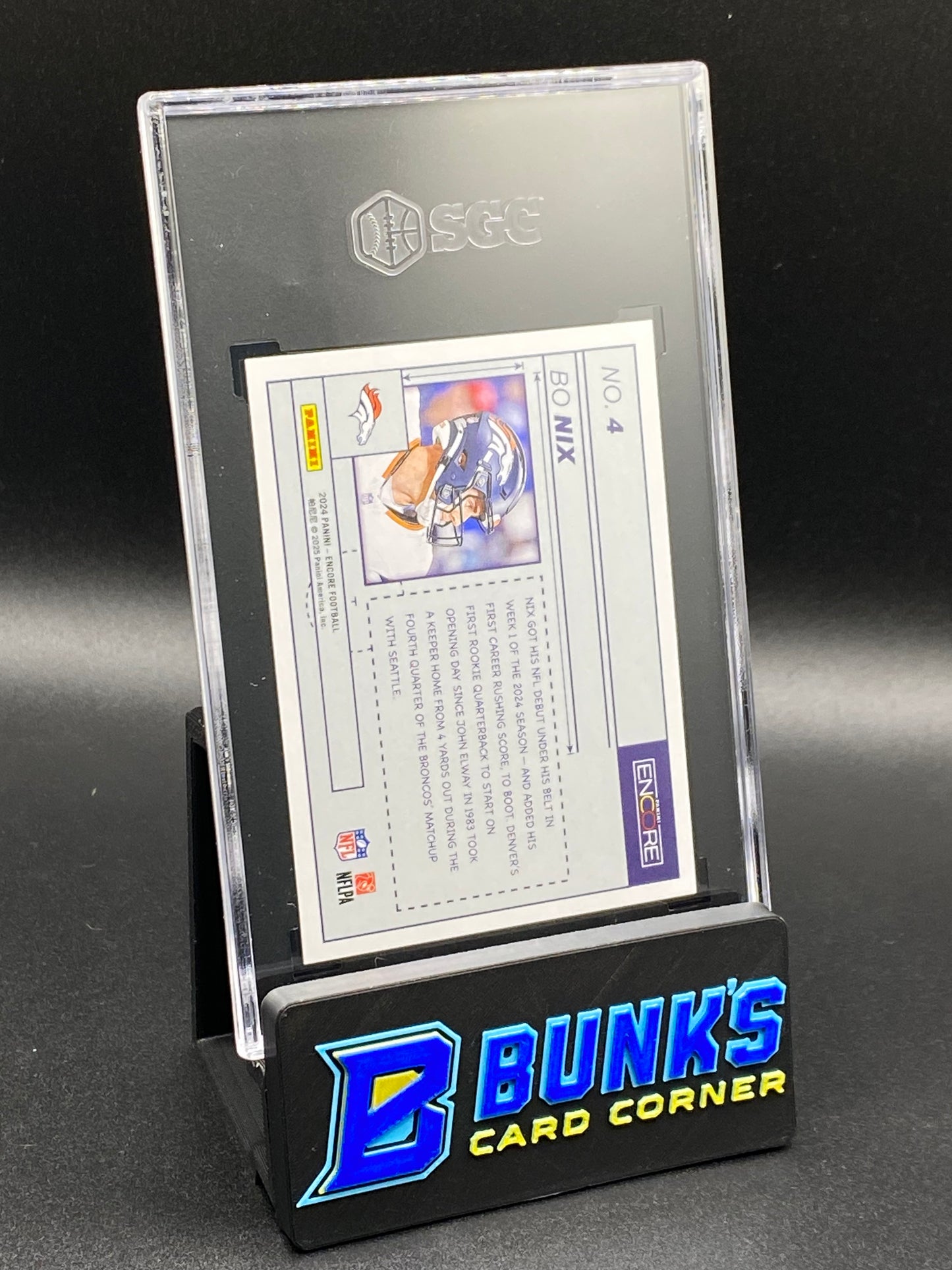 2024 Bo Nix Blue Prints SGC 10 RC (Box 25)
