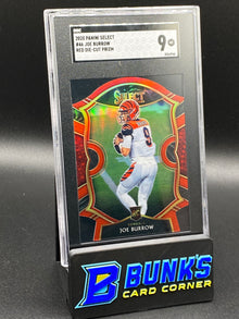 2020 Joe Burrow Red Die-Cut Prizm SGC 9 (Box 25)