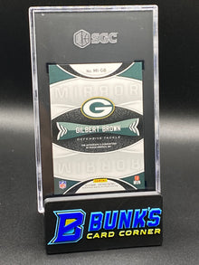 2019 Gilbert Brown Mirror Signatures Gold SGC Auto. 10 (Box 25)