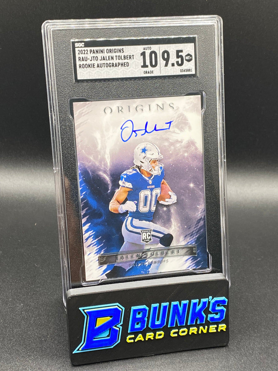 2022 Jalen Tolbert Rookie Autographed RC SGC 10/9.5