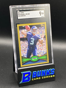 2012 Russell Wilson Gold RC SGC 9 (Box 26)