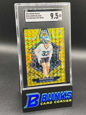 2024 Cooper Dejean Yellow Reactive Prizm RC SGC 9.5