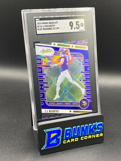 2024 JJ McCarthy Blue Diamonds RC SGC 9.5 (Box 26)