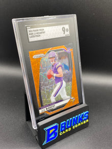2024 JJ McCarthy OrangeLazer Prizm SGC 9 (Box 27)