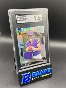2024 JJ McCarthy Premier Jerseys Silver Patch PC SGC 9.5 (Box 27)