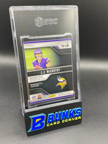 2024 JJ McCarthy Premier Jerseys Silver Patch PC SGC 9.5 (Box 27)