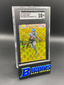 2024 Jahmyr Gibbs Xra Points Gold Premium SGC 10 (Box 27)