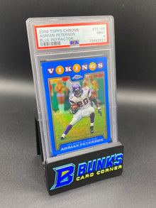 2008 Adrian Peterson Offensive Roy Blue Refractor PSA 9 (Box 27)