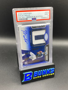 2022 Malik Willis Mirror Blue Etch PSA 9 (Box 27)
