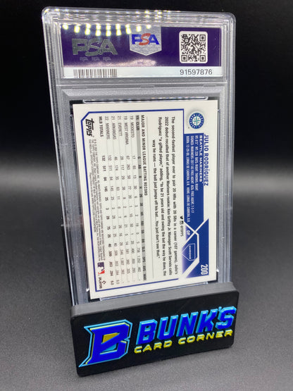 2023 Julio Rodriquez Purple PSA 10 (Box 28)