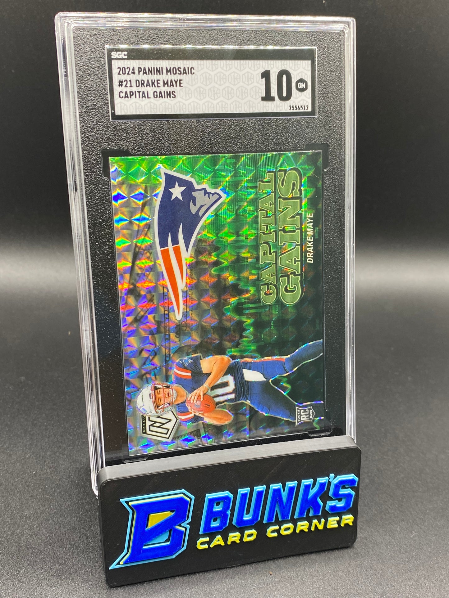 2024 Drake Maye Capital Gains SGC 10 RC (Box 28)