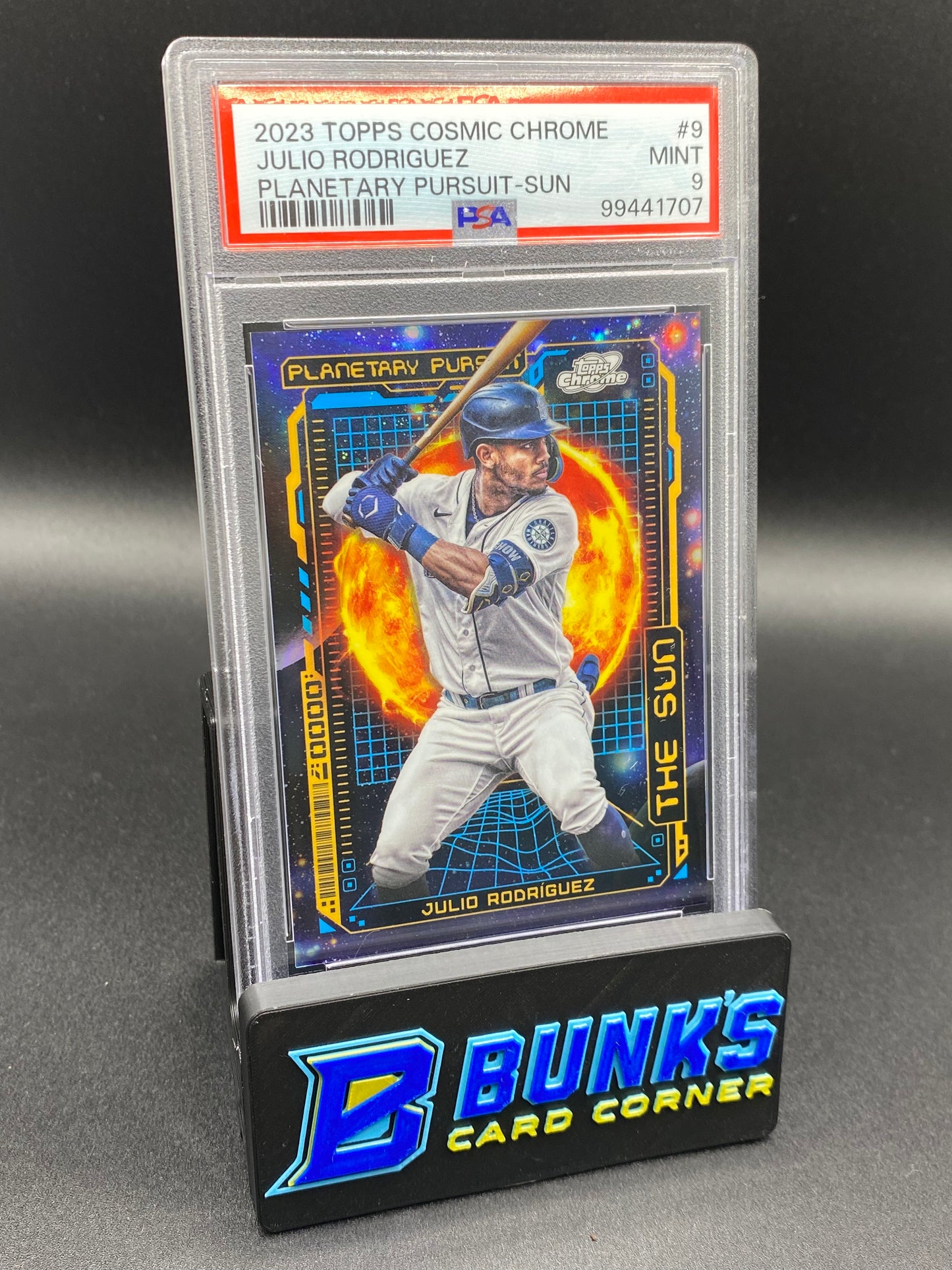2023 Julio Rodriguez Planetary Pursuit-Sun PSA 9 (Box 28)