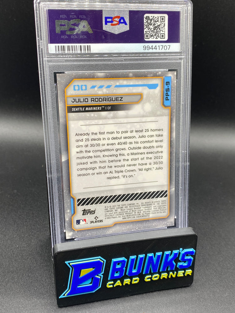 2023 Julio Rodriguez Planetary Pursuit-Sun PSA 9