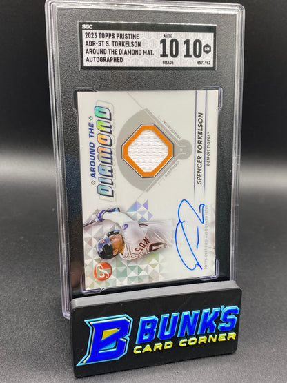 2023 Spencer Torkelson Autograph Patch SGC 10/10