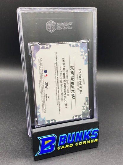 2023 Spencer Torkelson Autograph Patch SGC 10/10