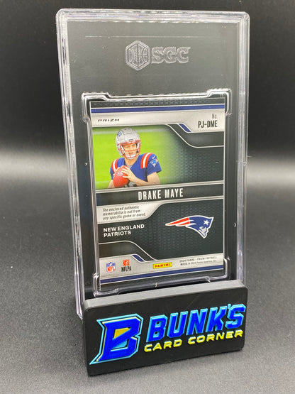 2024 Drake Maye Premier Jerseys RC Patch SGC 9.5 (Box 28)