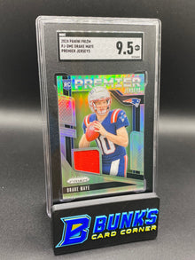 2024 Drake Maye Premier Jerseys RC Patch SGC 9.5 (Box 28)