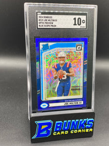 2024 Joe Milton III Blue Scope Prizm SGC 10 (Box 28)