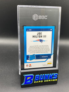 2024 Joe Milton III Blue Scope Prizm SGC 10 (Box 28)
