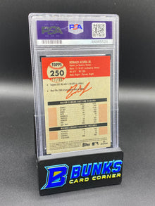 2022 Ronald Acuna JR. Green Wave PSA 10 (Box 28)