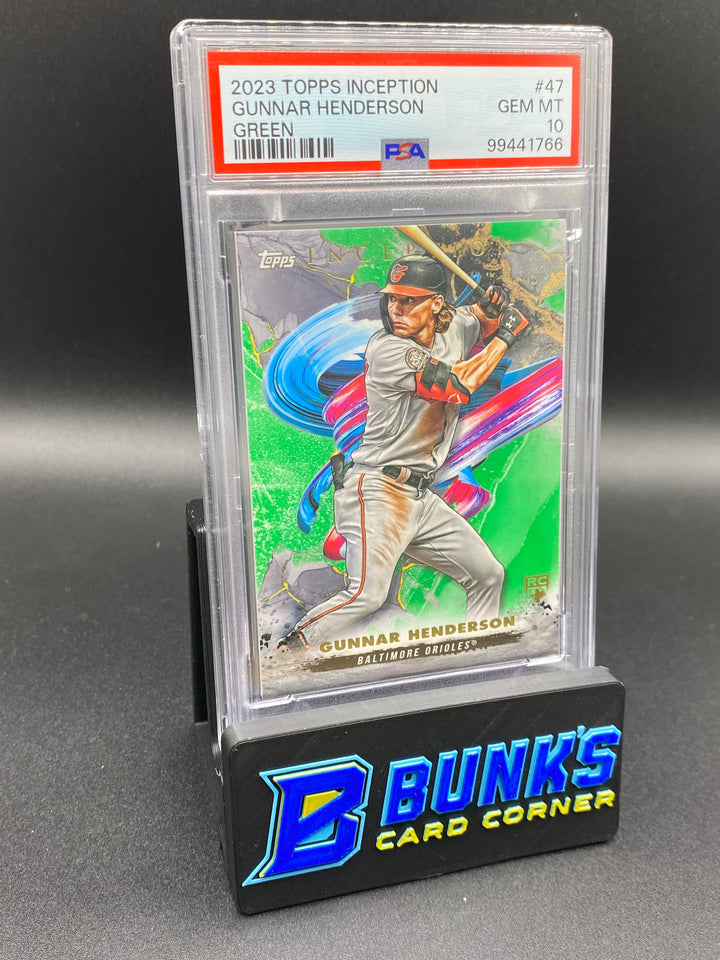 2023 Gunnar Henderson Green RC PSA 10