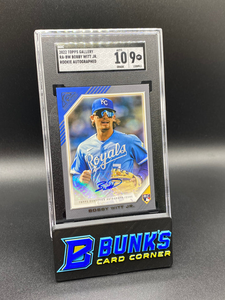 2022 Bobby Witt JR. Rookie Auto. SGC 10/9