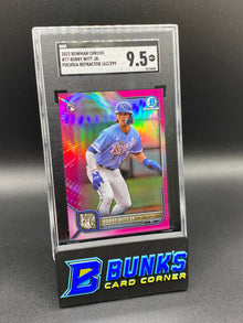 2022 Bobby Witt JR. Fuchsia Refractor RC SGC 9.5 (Box 33)