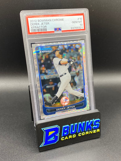 2012 Derek Jeter XFractor PSA 10 (Box 33)