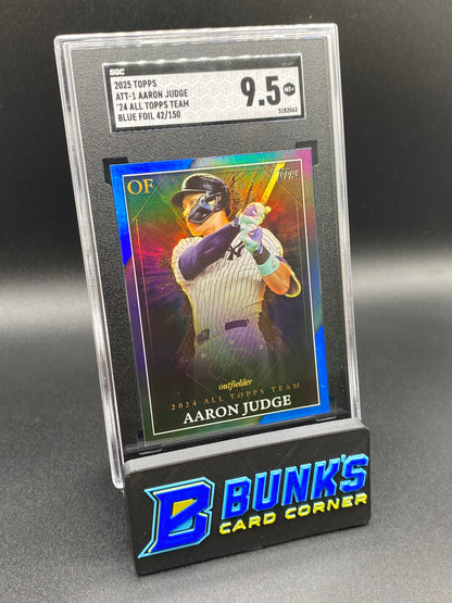 2025 Aaron Judge Blue Foil SGC 9.5 (Box 33)