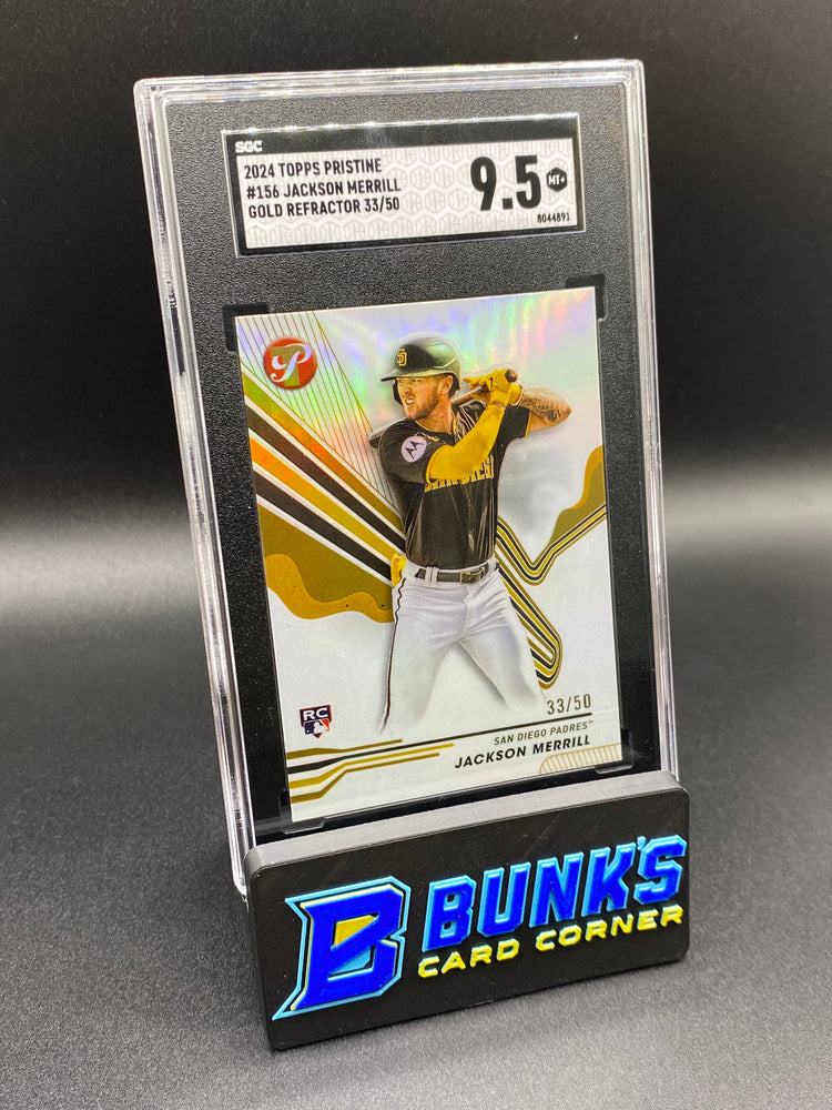 2024 Jackson Merrill Gold Refractor SGC 9.5
