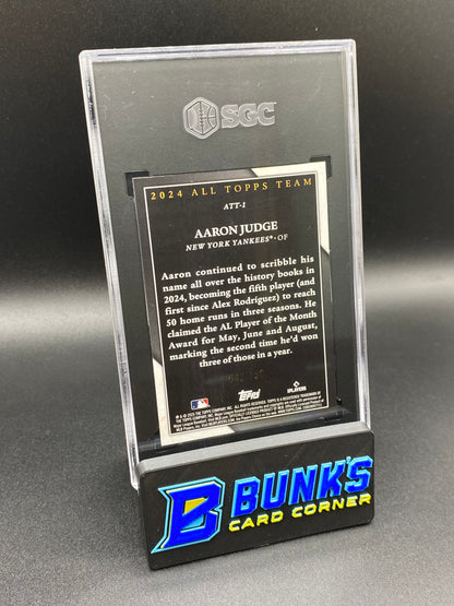 2025 Aaron Judge Blue Foil SGC 9.5 (Box 33)