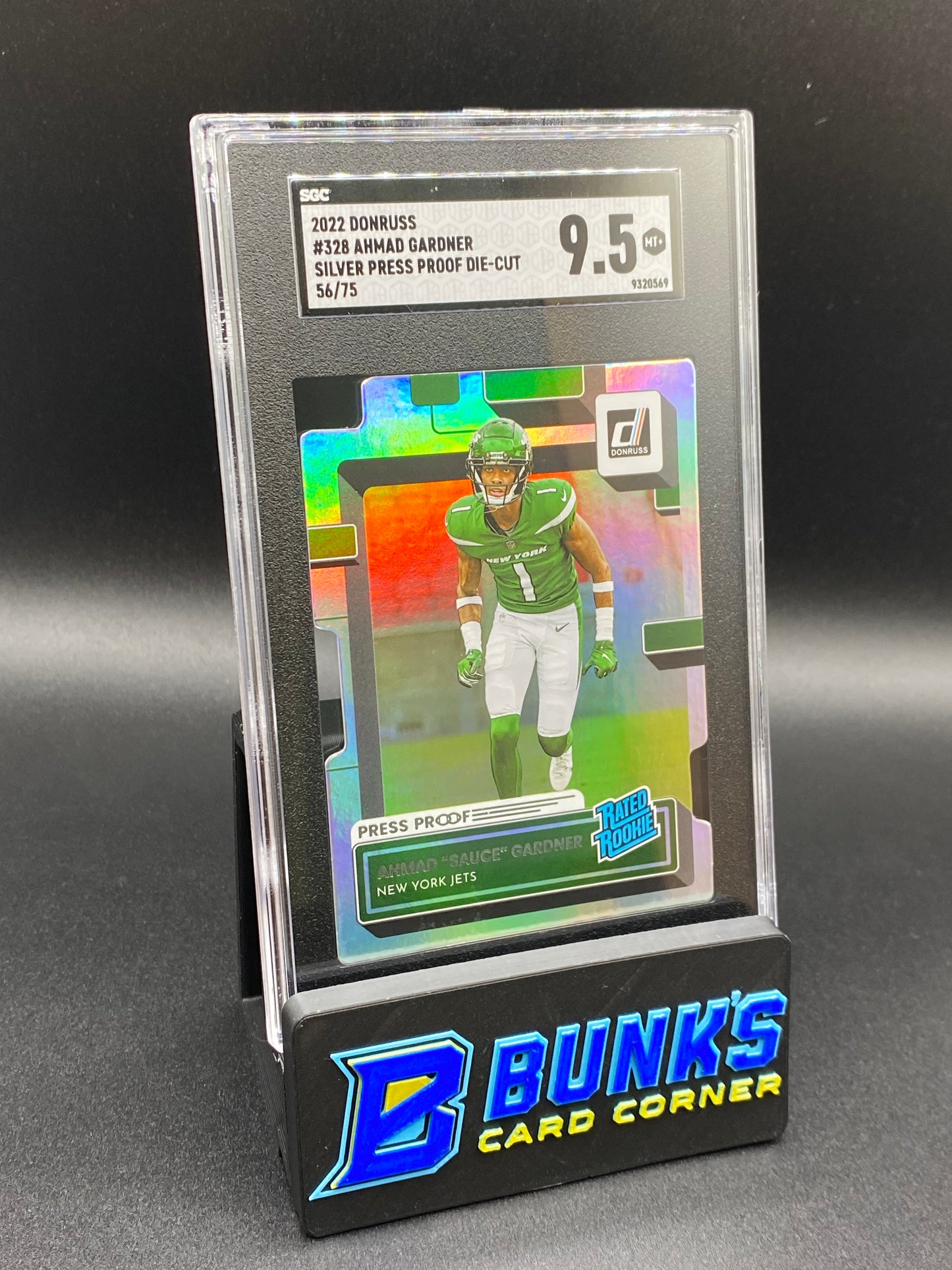 2022 Ahmad Gardner Silver Press Proof Die-Cut SGC 9.5 (Box 34)