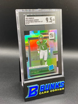 2022 Ahmad Gardner Silver Press Proof Die-Cut SGC 9.5