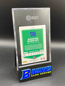 2021 Saquon Barkley Fire Prizm SGC 10