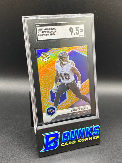 2021 Patrick Queen Honeycomb Prizm SGC 9.5 (Box 34)