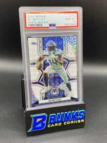 2022 DK Metcalf White Mosaic PSA 10 (Box 34)